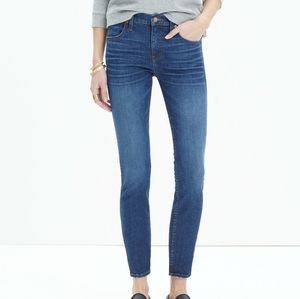 MADEWELL | 9” High Rise Skinny Crop Jeans EUC
